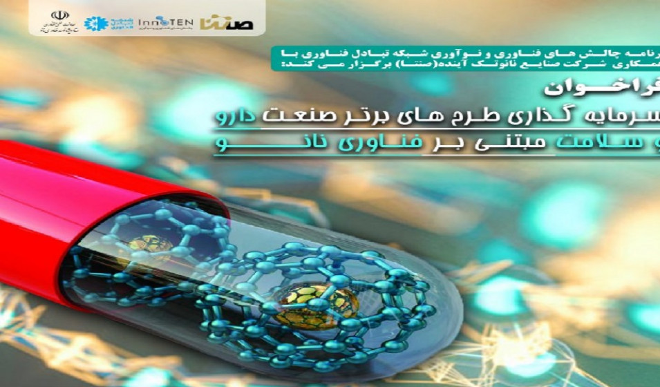 سرمایهگذاری در طرحهای برتر صنعت دارو و سلامت مبتنی بر فناورینانو
